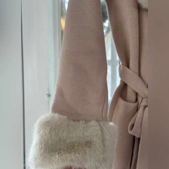 Light pink fur cardigan/coat - Picture 5 of 7